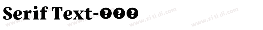 Serif Text字体转换